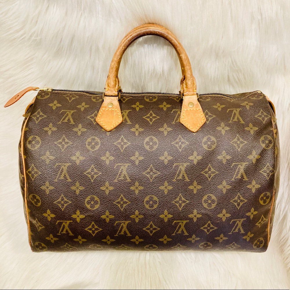 Authentic Louis Vuitton Speedy 35  #7.5b - Picture 2 of 10